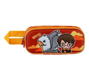 Trousse scolaire double Harry Potter 3D