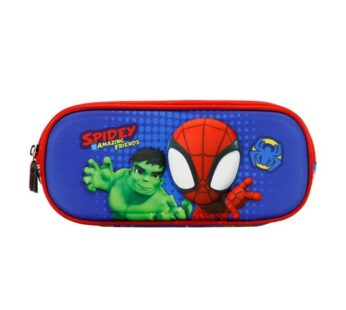 Trousse scolaire double Spiderman Circle