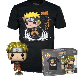 Naruto POP! & Tee set figurine et T-Shirt Naruto Running T-shirts Naruto