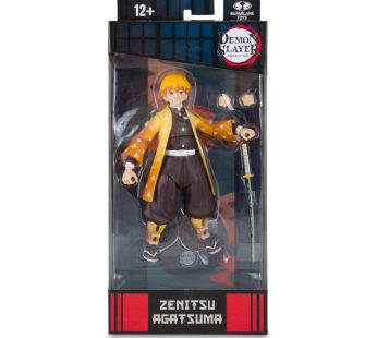 Figurine articulée Zenitsu Demon Slayer – 18 cm avec accessoires et socle