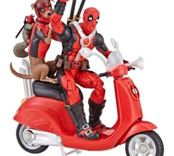 Scooter et figurine articulée Deadpool 15 cm